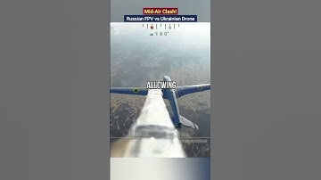 Russian FPV Drones Intercept Ukrainian Recon Drones in Aerial Battle #DroneWarfare #RussiaUkraineWar