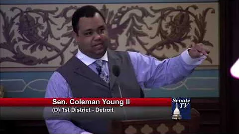 Sen. Coleman A. Young II No Vote: Faith-Based Adoption Bills