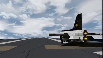 Space Engineers - Lightning F.6 Carrier Takeoff and Landing
