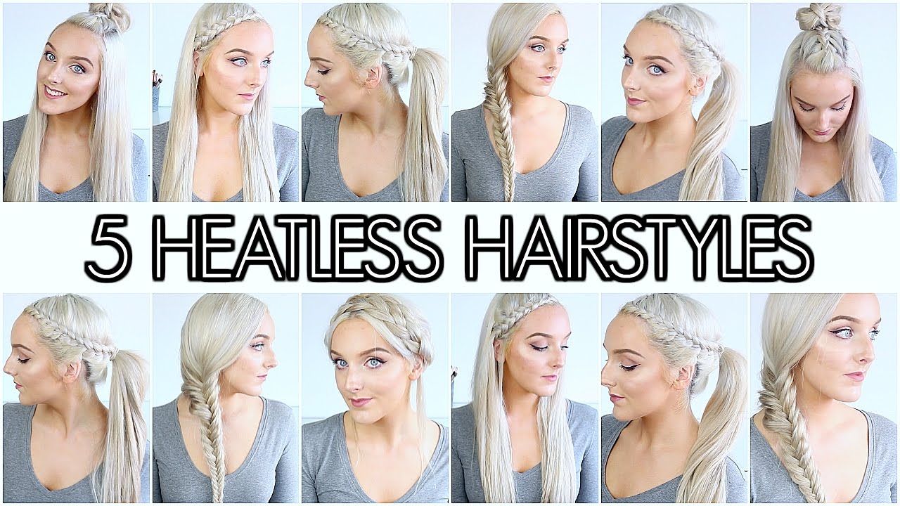 5 Braided Back To School Heatless Hairstyles