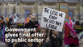 Sunak offers pay rise to millions of public sector workers