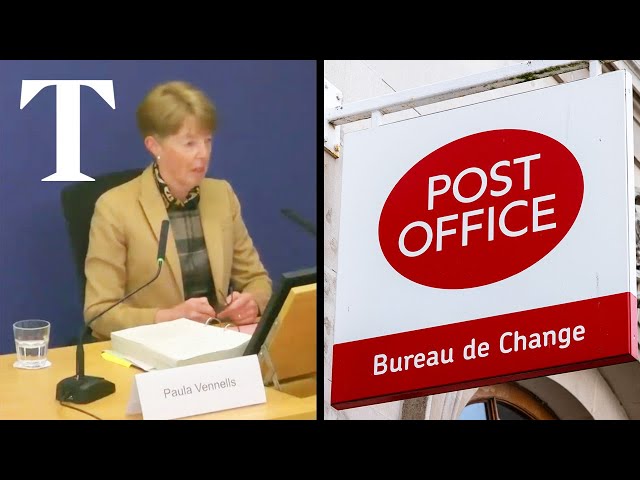 Post Office inquiry: Paula Vennells caught out by her own email class=