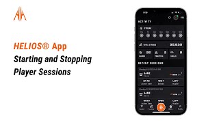 HELIOS App - Starting and Stopping Player Sessions screenshot 3