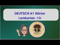 DEUTSCH A1 Wörter Lernkarten 13