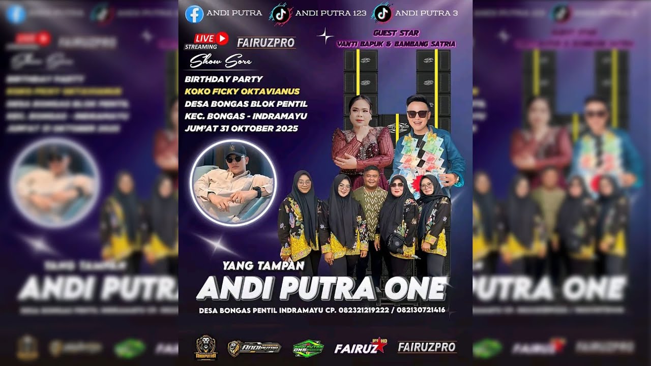 🔴 [LIVE] ANDI PUTRA ONE | DS BONGAS BLOK PENTIL KEC. BONGAS - INDRAMAYU | 31 OKTOBER 2025