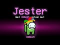 Dream JESTER insane 69,420 IQ play in Among Us (custom mods)