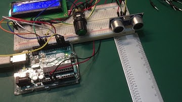 MEDINDO DISTÂNCIAS COM SENSOR HC-SR04 E MOSTRANDO A LEITURA EM DISPLAY LCD 16x2 COM ARDUINO