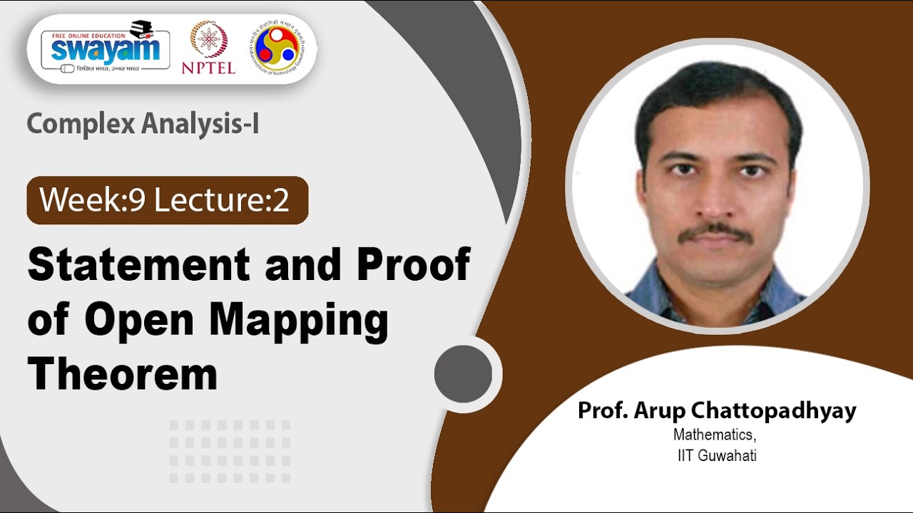 Lec 55: Statement and proof of Open Mapping Theorem