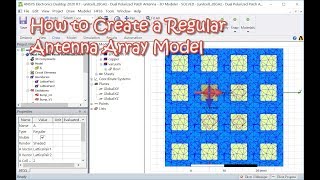 How to Create a Regular Antenna Array Model