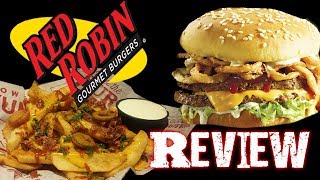 Whitfield's food revue heads to red robin review their new cowboy
ranch double tavern burger and the voodoo fries. is : two classi...
