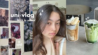 UCLA STUDENT VLOG🎧back to school, new classes, days in my life, dining hall, ktown cafe, what i eat