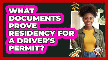 What Documents Prove Residency For A Driver