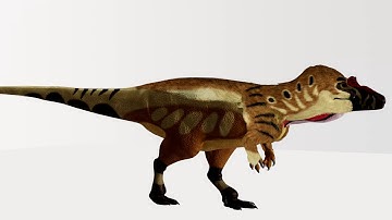 Allosaurus Walk cycle