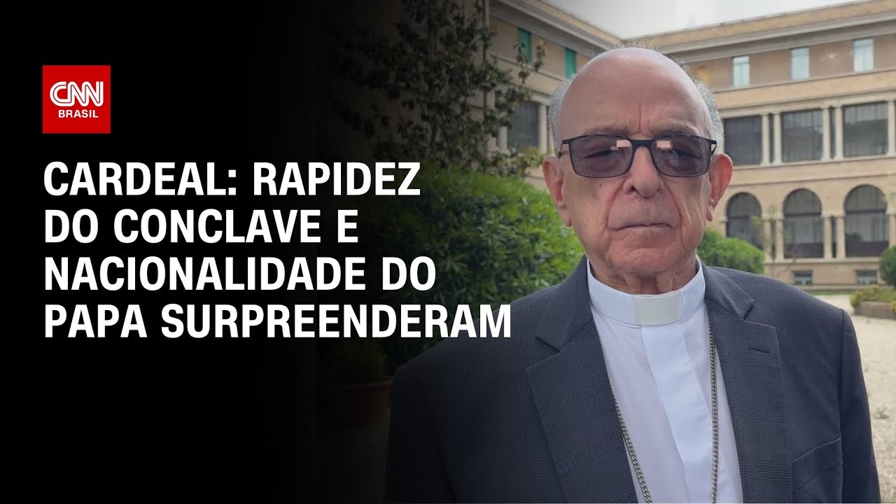 Rapidez do conclave e nacionalidade do papa surpreenderam, diz cardeal brasileiro | CNN NOVO DIA