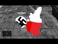 Animacja mapy zniszczeń Warszawy 1939-1945