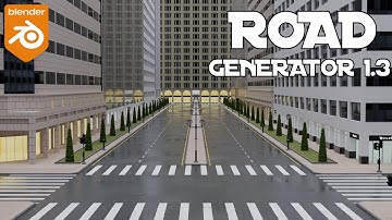 City Road Maker v1.3 - Blender Geonodes