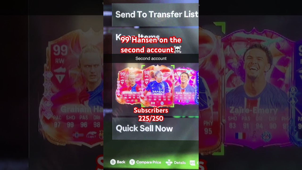 99 HANSEN FUTTIES IS INSANE☠️