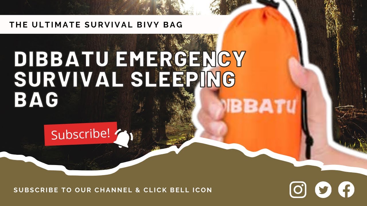 DIBBATU Emergency Survival Sleeping Bag Worth the money? YouTube
