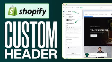 How To Create Custom Header In Shopify (2024) Customize Header