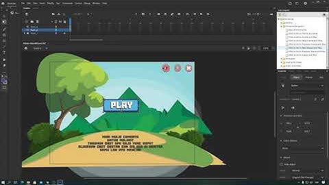Tutorial Membuat Button Navigation | Adobe Animate CC2020