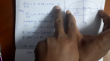 How to derive formulae of eccentricities & directrices of ellipse/ Class 12/ Experience Maths