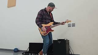 Bass jam with synth drum line courtesy of Volca Drum