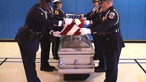 Flag Folding Demonstrated