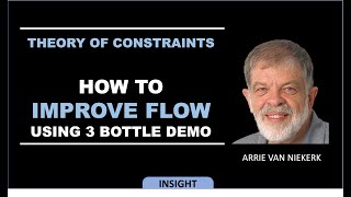 Theory of Constraints   3 Bottle Demo to improve Flow