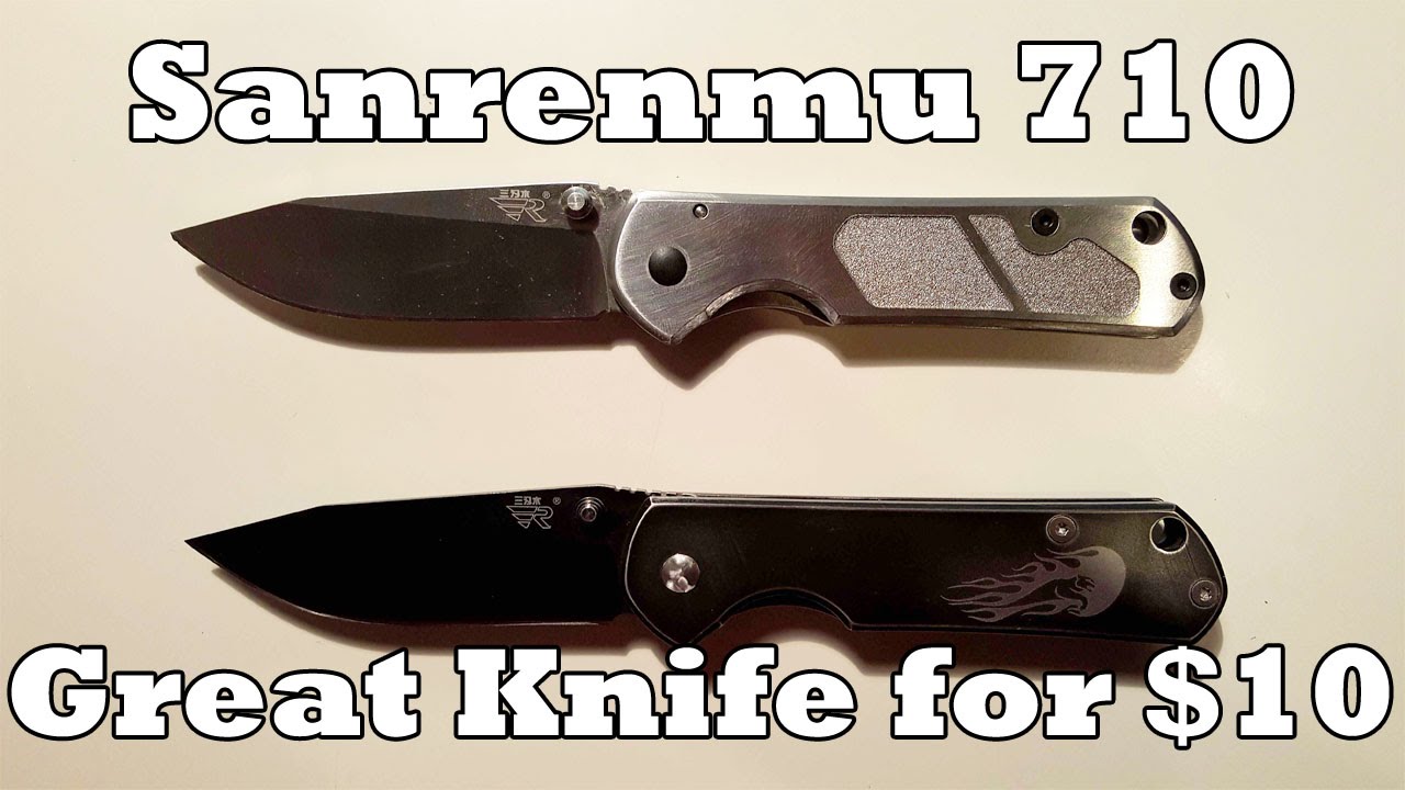 Sanrenmu 710 Knife Review (Great knife for 10!!) YouTube