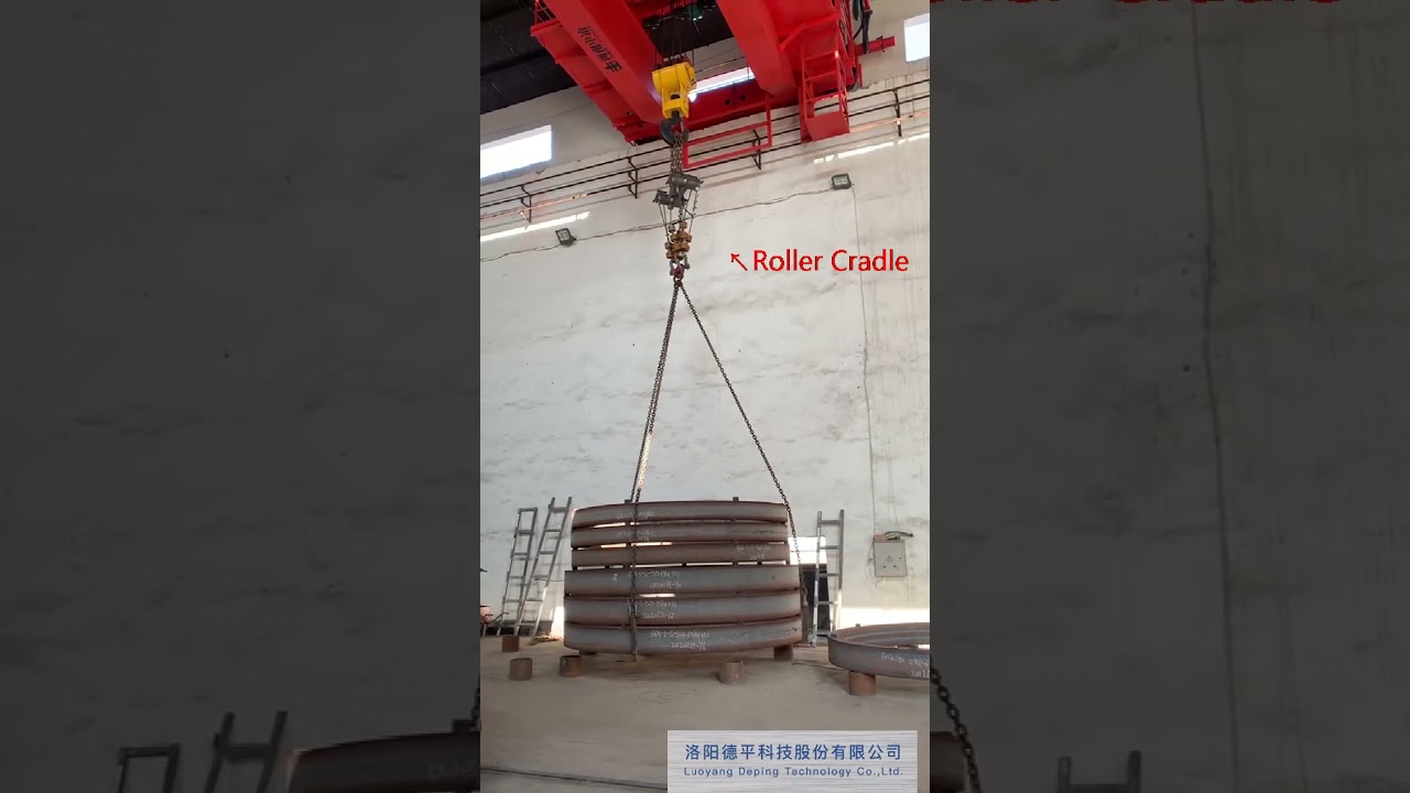 Loading test of DL0612 roller cradle