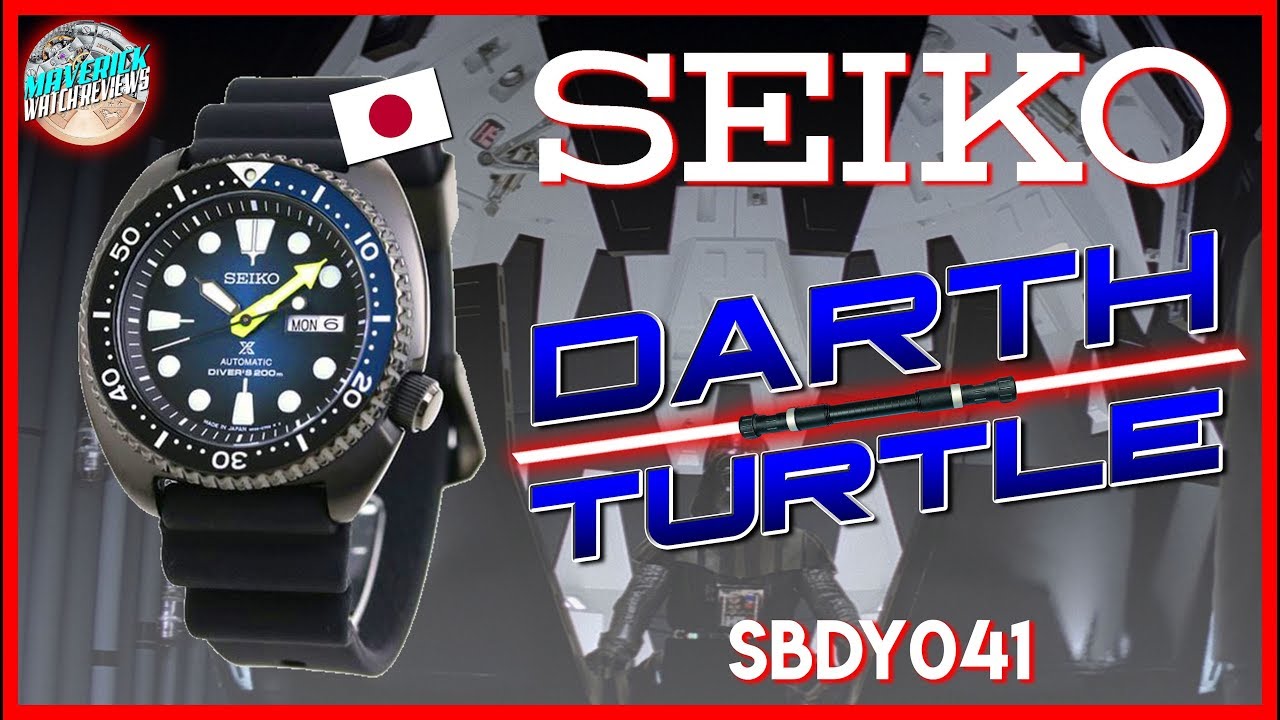 The Dark Side! | Seiko Prospex Darth Turtle SBDY041 Unbox & Review - YouTube