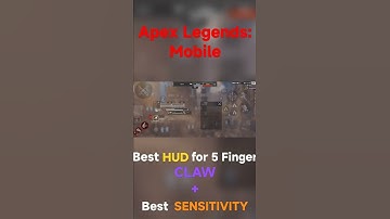 Apex Legends Mobile BEST SENSITIVITY and HUD for 4 + 5 FINGER CLAW