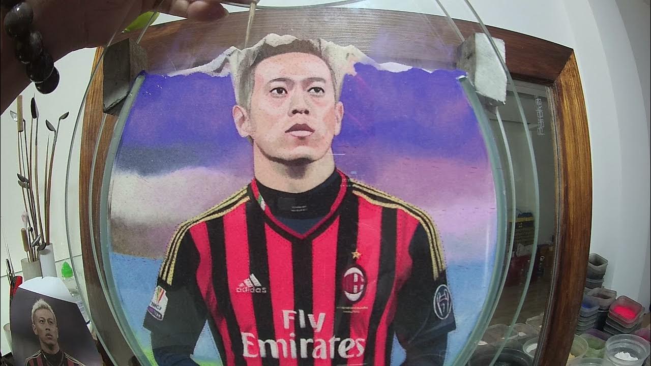 Keisuke Honda 15 Sand Painting Sand Art Vietnam YouTube
