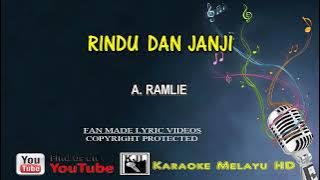 KARAOKE - RINDU DAN JANJI