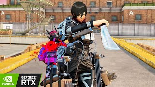 BLOOD STRIKE - 50 KILLS - NEW TITAN MODE! NEW SKIN AOT RAN MIKASA ANGEL! ULTRA GRAPHICS RTX 4060 screenshot 5