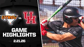 UTRGV vs. Houston Highlights (2.21.26) | 2026 Big 12 Baseball