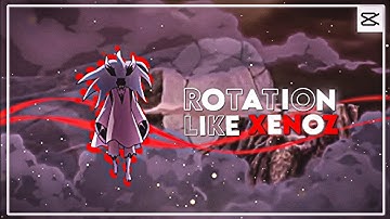 Capcut edgy rotation (easy) like @Xenoz | Capcut rotation Tutorial