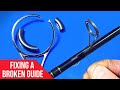 Fixing a broken fishing rod guide