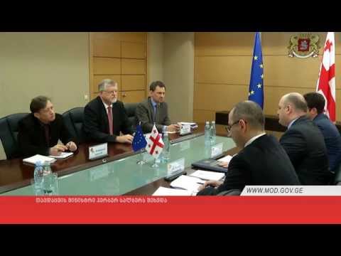 თავდაცვის მინისტრი ჰერბერტ სალბერს შეხვდა