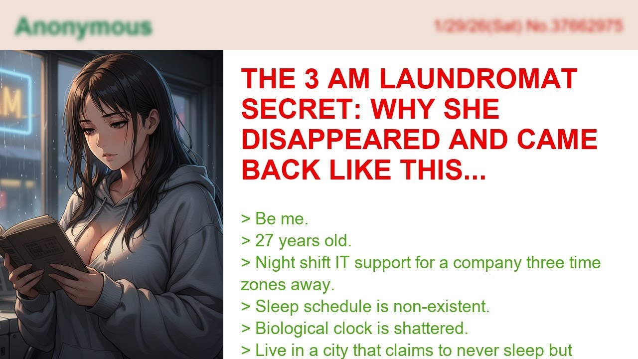 The 3 AM Laundromat Secret: Why She Disappeared and Came Back Like This...