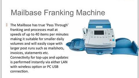 Mailcoms Ltd- Franking Machines