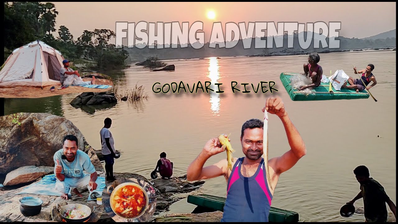 Godavari River Fishing Adventure | Cooking & Day Camping | Peaceful Nature Vibes , @FishingtoFire
