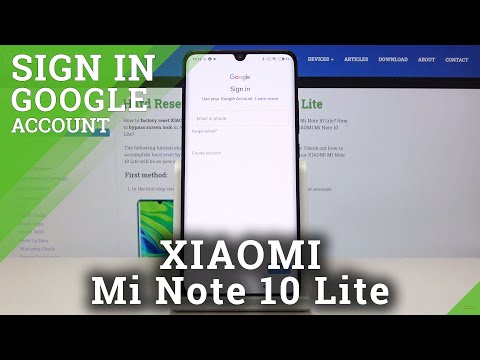 Video How to Add Google Account in XIAOMI Mi Note 10 Lite -... - youtube
