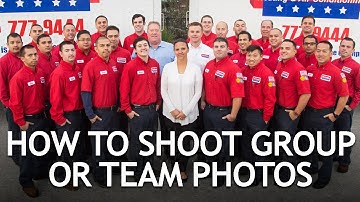 How to Shoot Group or Team Photos