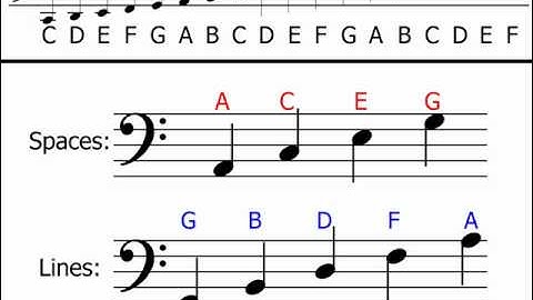 Music Theory - Bass Clef (Understanding & Identifying Notes)