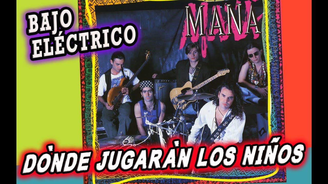 Cómo tocar ||Dónde jugarán los niños || MANÁ|| BAJO ELÉCTRICO 🎸🔥 - YouTube