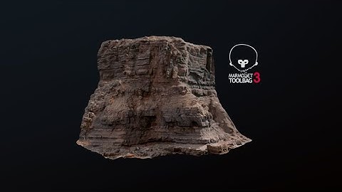 Aerial Drone Photogrammetry Workflow Meshroom PBR Cliff Prop