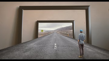 Frame Illusion - Photoshop Tutorial - Step by Step - 2017