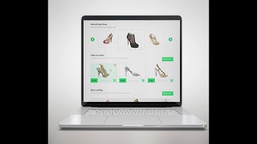 UI/UX web design scrolling animation