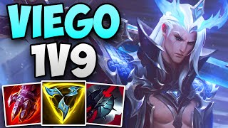 INSANE VIEGO 1V9 GAMEPLAY IN KOREAN CHALLENGER! | CHALLENGER VIEGO JUNGLE GAMEPLAY | Patch 14.7 S14